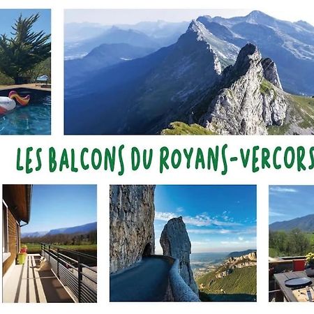 Balcons Du Royans.Logement Entier Piscine サン・ジャン・アン・ロワイヤン エクステリア 写真