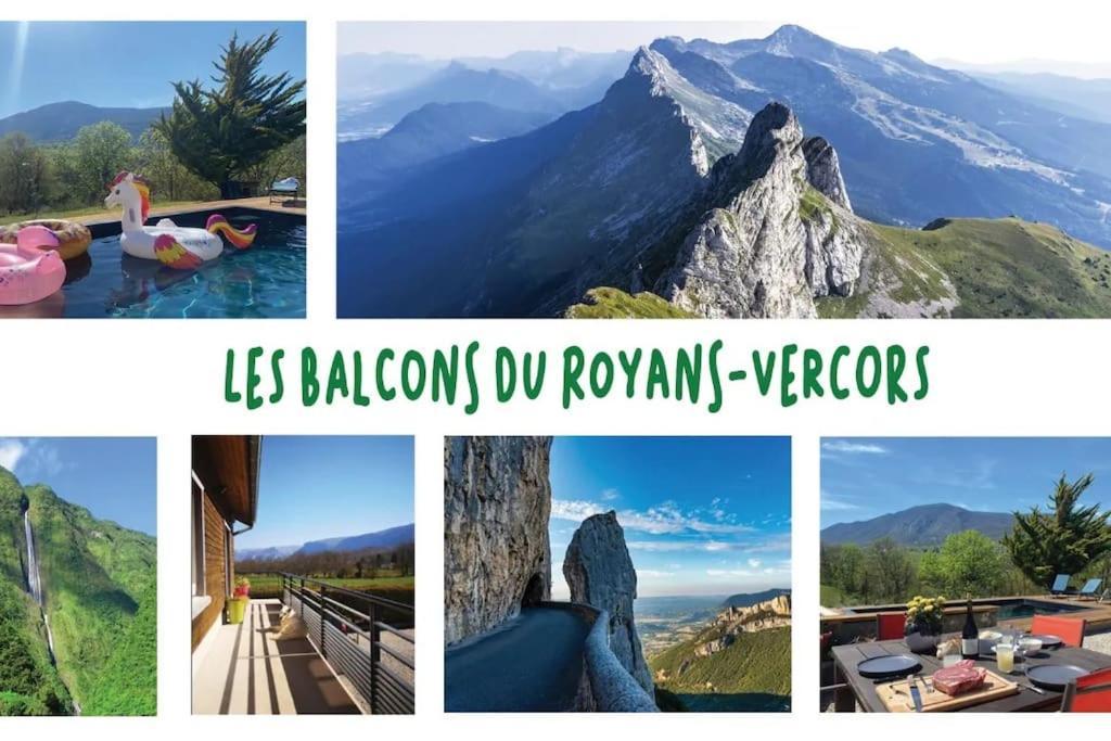 Balcons Du Royans.Logement Entier Piscine サン・ジャン・アン・ロワイヤン エクステリア 写真